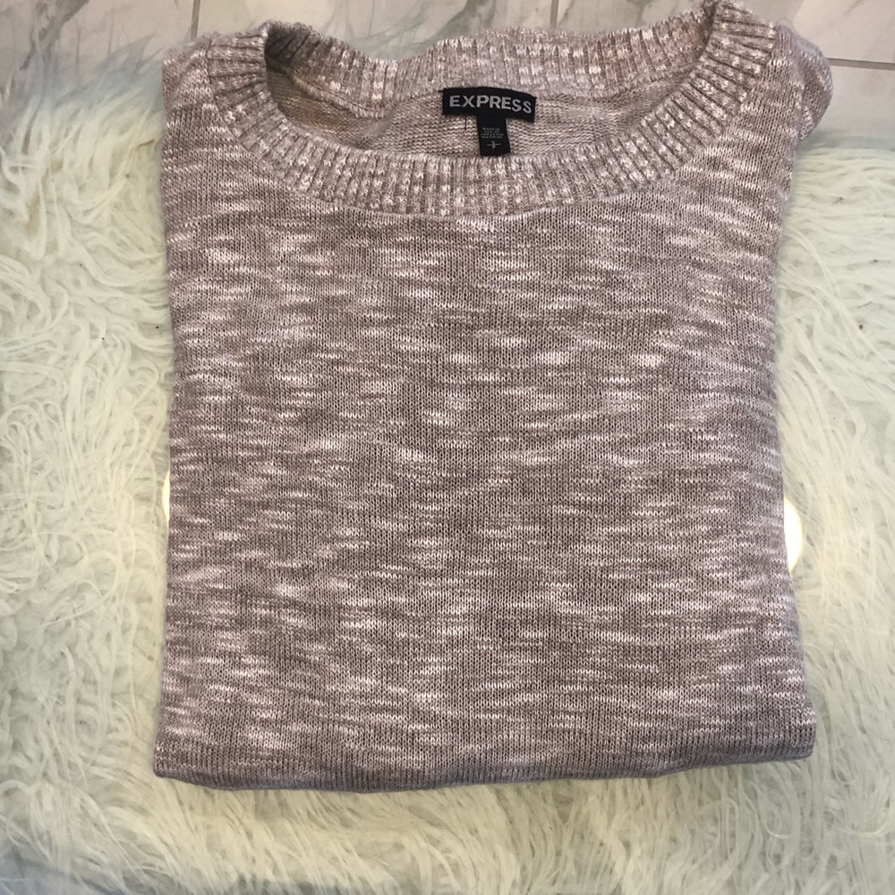 Express Cold Shoulder Sweater
